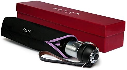 DAVEK SOLO UMBRELLA - Quality Windproof Travel Umbrella with Automatic Open & Close, Strong & Portable