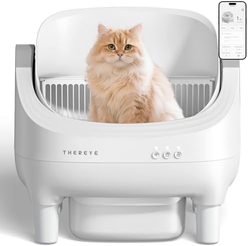 Selbstreinigende Katzentoilette Offenes XXL Kapazität