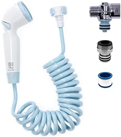 Playtex Baby 2-in-1 Shower Sprayer for Baby and Toddler Bath Time, Blue/White, 10-Foot Hose ...