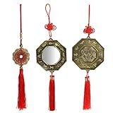MDLUU 3 Pcs Feng Shui Ornaments, Bagua