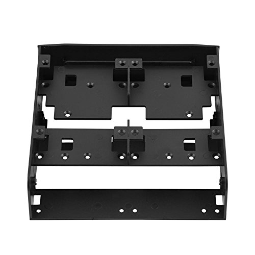 Richer-R 2.5 Hard Drive Bracket, OImaster 2.5"/3.5" HDD/SSD to 5.25" Floppy-Drive Bay Computer Mounting Bracket Supports 7mm - 15mm 2.5inch HDD - Thumbnail 5