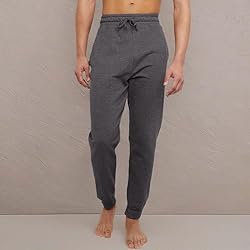 Hanes Men's Jogger Sweatpant with Pockets, Charcoal