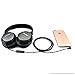 Replacement Cable Cord with Mic Volume Control Microphone Audio Cable Compatible with Bose QuietComfort35/25 QC 35/QC 25/QC 2/OE 2/OE 2i/Soundlink/SoundTrue Headphones (Black with Mic)