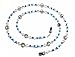Sapphire / Crystal AB Austrian Crystal Moons & Stars Eyeglass Chain Holder