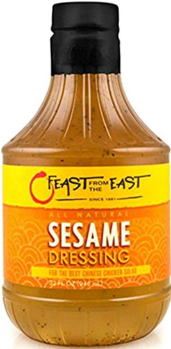 Feast from the East All Natural Sesame Salad Dressing - 2 Pack (32 oz Each)