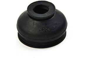 6-Pack Rubber Dust Cover Boots for Tie Rod End Ball Joints – Fit for Car & Truck Suspension Steering Replacement (Black, Non-