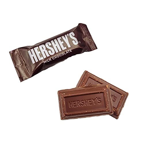 Hershey's Milk Chocolate Miniature Candy Bars Individually Wrapped