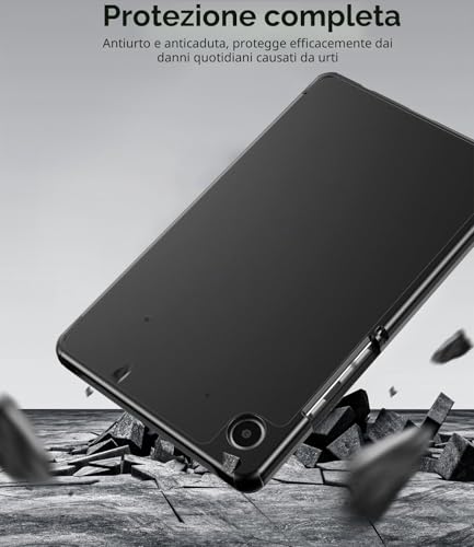 TiMOVO Cover for Samsung Galaxy Tab A11/A9 8.7 Inches, Black | Lightweight and slim, hard case, compatible with SM-X130/X133/X135/X110/X115/X117
