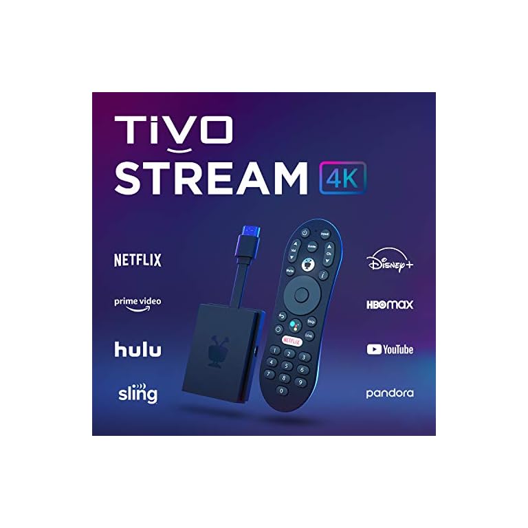TiVo Stream 4K Every Streaming App and Live TV on One Screen 4K UHD