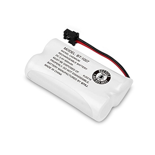 QTKJ BT-1007 BBTY0651101 Cordless Phone Battery for Uniden BT1007 BT904 BT-904 BT1015 BBTY0460001 BBTY0510001 BBTY0624001 BBTY0700001 DCX150 DECT1500 D1484 Panasonic HHR-P506 HHR-P506A (3-Pack) - Thumbnail 5