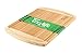 Eco&Life Bamboo Cutting Board with Groove - Professional Grade Cutting Board Features Engraved Measurements For Meat and Veggie Prep Fine Cuts - Perfect Size, Thick, Eco-Friendly (Extra large)