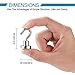Preyda Magnetic Hooks, 6 Cruise Hooks Set for Hang and Add Storage, Powerful Heavy Duty Neodymium Magnet Hook