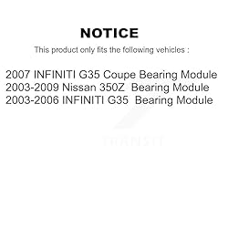 Rear Wheel Bearing Assembly Pair for Infiniti G35
