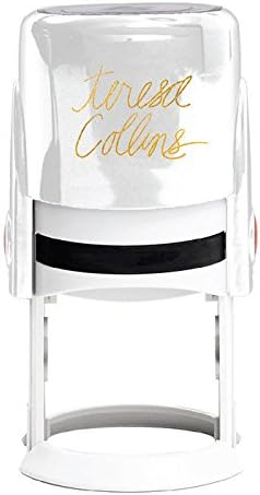 PSA Essentials Teresa Collins Customizable Self-Inking Stamp Gift Box with Standard Stamper Black Ink Alignment Tool and Voucher Code