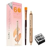 Billion Dollar Brows Kit, 60 Seconds To Contoured, Includes Dual Sided Pencil With Highlighter On One Side, Sharpener, and Eyebrow Brush. Helps Define and Shape Eyebrows