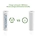 POWEROWL AAA Rechargeable Bateries, Rechargeable AAA Batteries 1000mAh High Capacity 1.2V NiMH Low Self Discharge Rechargeable AAA Battery (AAA 4 Pack)