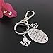 Pet Memorial Keychain- Personalized Loss of Pet Gift Stamped with Sympathy Poem and Paw Print Pendant for Family Dog Cat