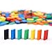 Bulk Dominoes Plastic Mixed Bulk 100pcs – Building and Stacking and Chain Reaction Toppling STEAM Toy Blocks for Kids