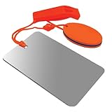 UST Find-Me Signal Mirror & Hear-Me Floating Whistle Combo with Three Wilderness Essentials in One, Including a Signaling Mirror, Emergency Whistle and Orange Float; Great for Camping, Backpacking and Survival
