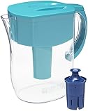 Brita Everyday Pitcher with 1 Longlast Filter, Large 10 Cup, Turquoise