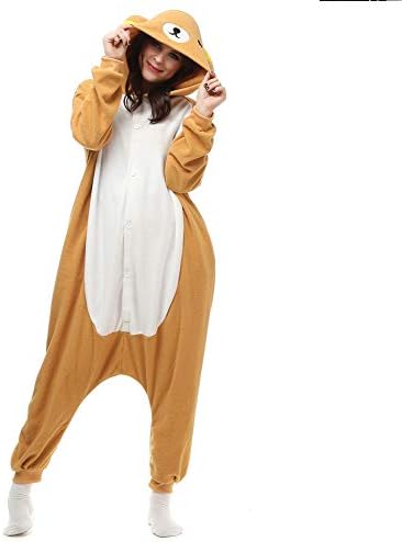 YiMads Unisex Animal Onesie Adult Halloween Cosplay Costumes for Women Men