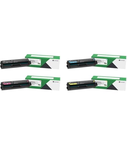 Amazon.com: Lexmark High Yield Toner Cartridge Set : Office Products