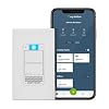 Leviton DWVAA-1BW Decora Smart Wi-Fi Voice Dimmer with Amazon Alexa Built-In, No Hub Required, 1-Pack, White