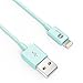 1byone [Apple MFI Certified] Lightning to USB Cable 3.3 Feet (1 Meter) for iPhone 7 7 Plus 6s 6 Plus 5s 5c 5, iPad mini, iPad Air, iPad Pro, iPod touch 6th Gen/nano 7th Gen, Blue