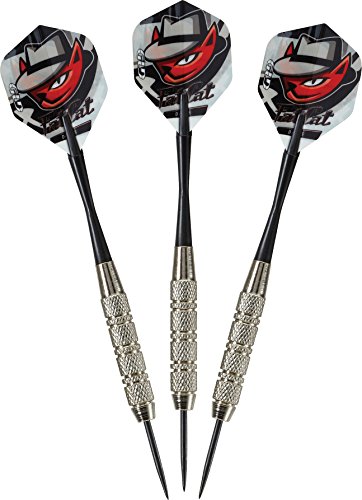 Fat Cat Darts in a Jar: Steel Tip Darts with Storage/Travel Container, 19 Grams (Pack of 21)