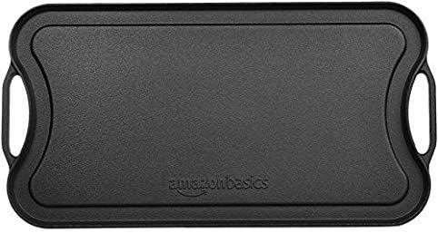 AmazonBasics - Parrilla/plancha reversible de hierro fundido ...