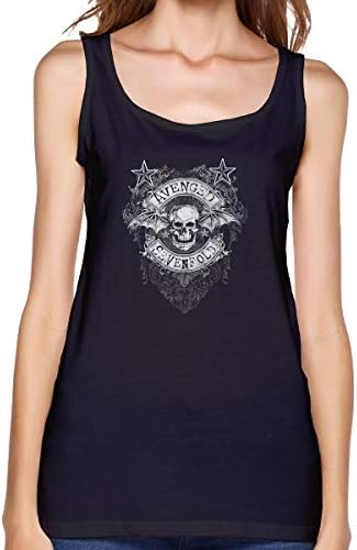 NewSmarter Women Tank Tops Avenged Sevenfold Soft Comfortable Sleeveless Blouse T Shirt Vest Black