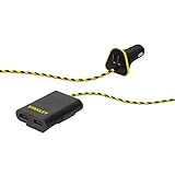 STANLEY Rugged 4-Port Front & Back Seat Car Charger (6 Foot) 9.6A for Rapid Charging Multiple Devices