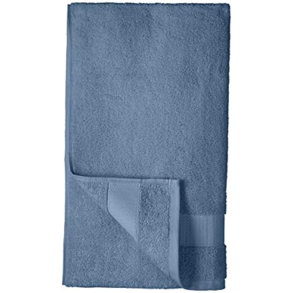 Basics Everyday Bath Towels, Set Of 4, Cornflower Blue, 100 Soft