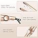 Hair Straighteners Titanium Ceramic Flat Iron, 2 in 1 Straightener and Curling Iron for All Hair Type, Fast Heats Up, Adjustable Temperature 160-230℃ and Safe Auto-Offthumb 2