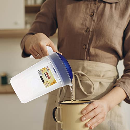 Water Pitcher, Tea Pitcher With Lid, 1.3 Gallon Pitcher, Drink