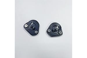 MOONTOGO Helmet Accessories Moto Helmet Pivot Kit Replacement Visor Base Visera Lock for AGV PISTA GPR,PISTA GPRR,CORSA-R (Black Base)