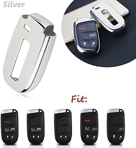 NOWAYTOSTART TPU Remote Smart Key Cover Fob Case Shell Car Key Card Holder Protector Car Key Cover Case For Dodge Charger Durango