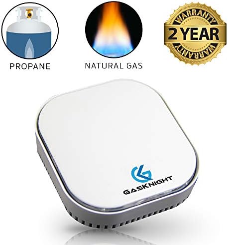 Natural Gas Detector & Propane Detector. Natural Gas Alarm and Monitor for Home, Kitchen, Camper, Trailer or RV. Plug-In Gas Leak Sensor for Explosive LPG, LNG, Methane & Butane Gases with FREE EBOOK!