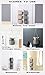 AARAINBOW 1 Pack Mini Cotton Linen Fabric Closet Detachable Foldable Washable Hanging Storage Bag with 3 Pockets Over The Wall Door Organizer for Room Bathroom (Khaki)