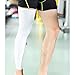 N’Joy Compression Leg Sleeves – 1 Pair Outdoor Basketball MAKLULU Full Length Leg Sleeves for Men, Women, Youth (White-L)