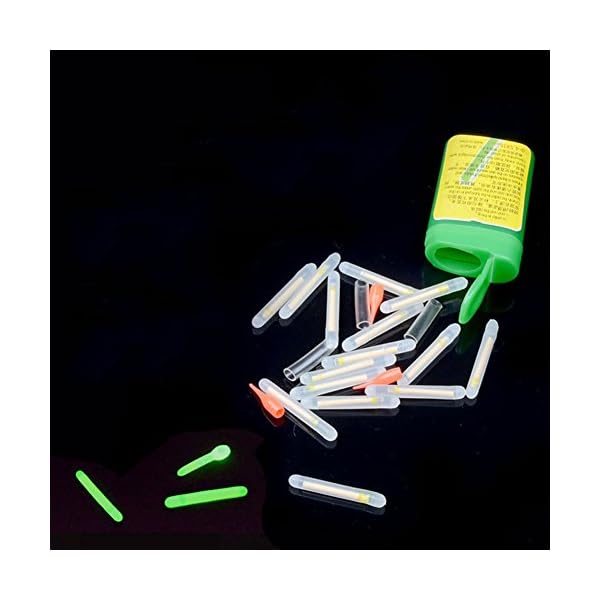 Gracefulvara-15Pcs-Mini-Fishing-Fluorescent-Lightstick-Night-Float-Dark-Glow-Stick