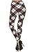Leggings Depot Ultra Soft Women's Popular Best REGULAR and PLUS Printed Fashion Leggings Set4 (Regular (Size 0-12), Pepper Plaid)