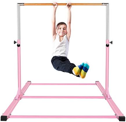 gymmatsdirect Gymnastics Expandable Kip Bar with Mat Set Packages