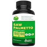 Saw Palmetto Prostate Health Supplements for Men ǀ Reduce Frequent Urination, DHT Blocker, Hair Loss Prevention & Libido Booster ǀ Saw Palmetto 500 Mg/Serving ǀ 100 Non-GMO Capsules