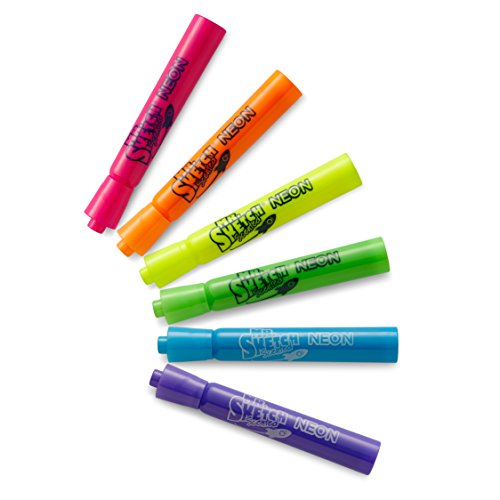 Mr. Sketch Scented Markers, Chisel Tip, Intergalactic Neon, 6-Count - Thumbnail 5