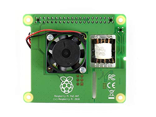 Waveshare Raspberry Pi Power Over Ethernet HAT for Raspberry Pi 3B+ and 802.3af PoE Network