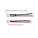 Crazepony 3 Sets Tiny Whoop JST-PH 2.0 Pin Male Female Connector Cable Kit for Blade Inductrix Battery Upgrade
