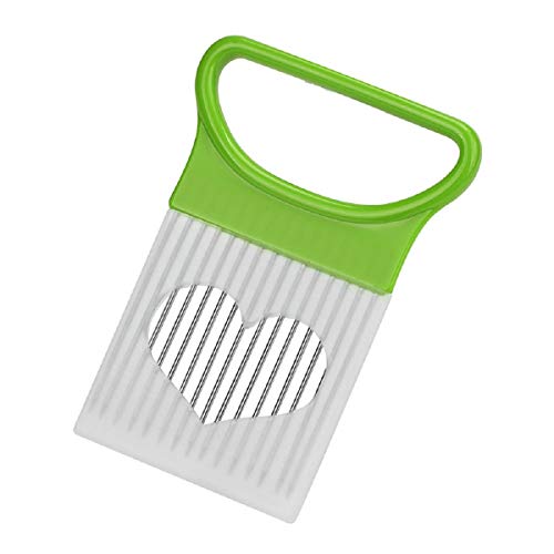 Fruit Vegetable Onion Tomato Holder Slicer Cutting Kitchen Favor Slicing Cutter Slicers (Green) - Thumbnail 6