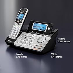 VTech 2-Line Cordless Phone for Small Business or