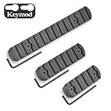 Fyland Keymod Picatinny Rail Sections, Aluminum Rail Mount Accessory Set for Keymod System with Allen Wrench, Keymod Replacement Screws and Nuts